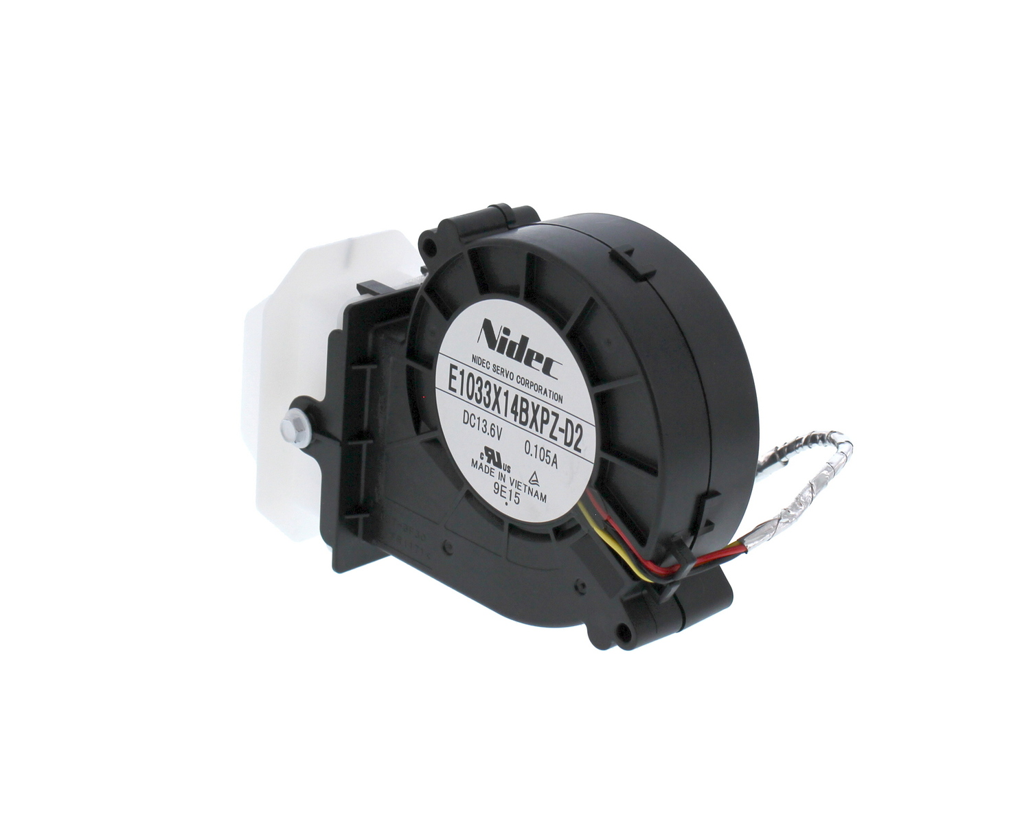 WR03F04437 - Genuine OEM GE Refrigerator Evaporator Fan Motor Assembly